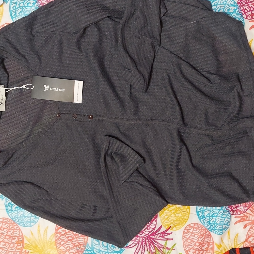 Nwt! Henley dope gun metal grey!